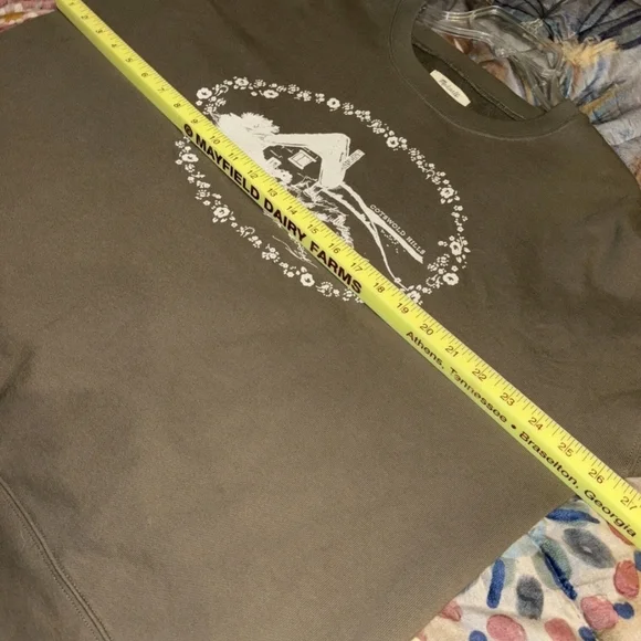 Madewell Resourced Cotton French Terry COTSWOLDS HILLS sweatshirt Jumper XXL - Picture 11 of 13